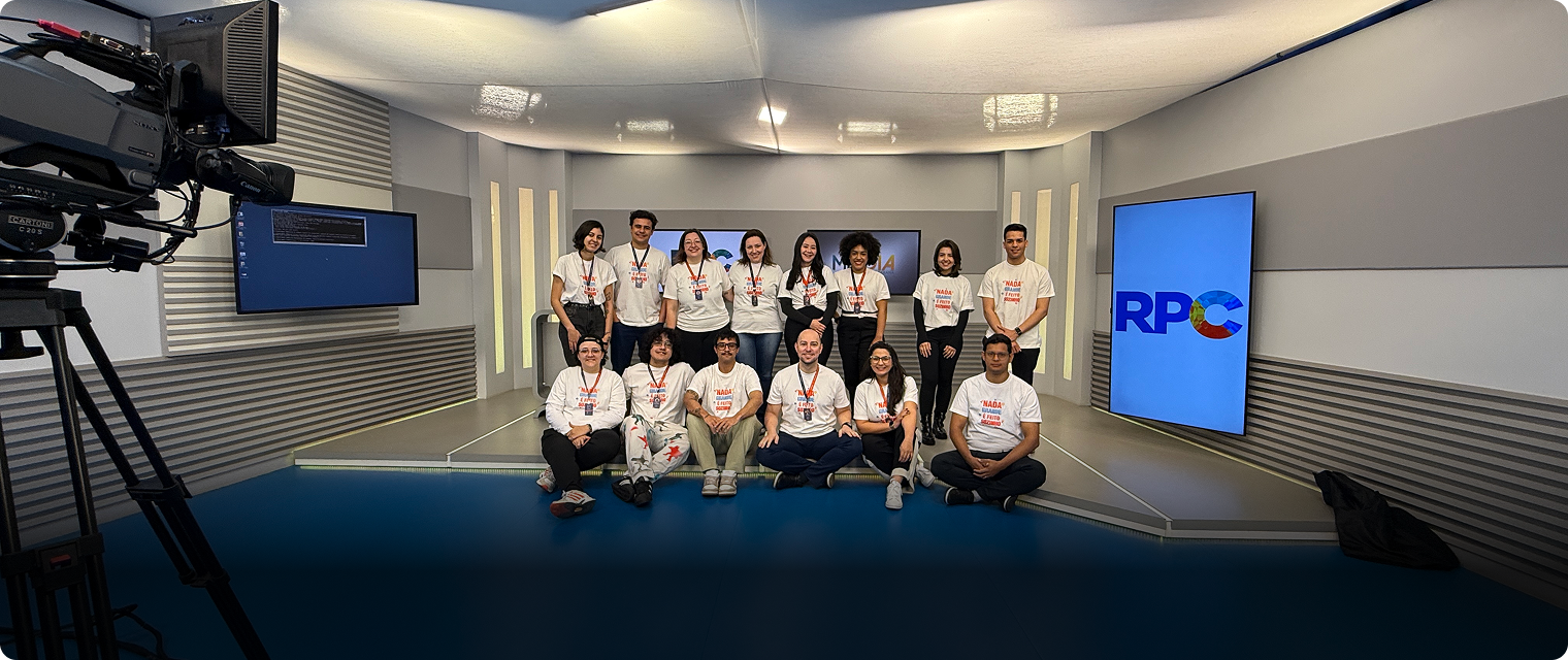 Equipe em evento externo