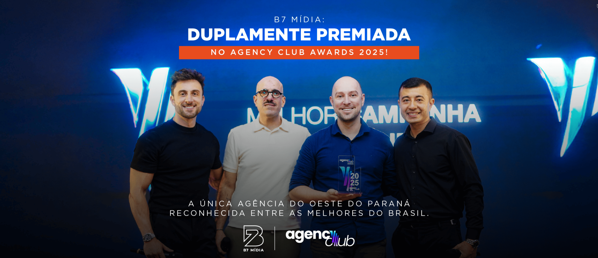 Agência Cascavelense é premiada em duas categorias no Agency Club Awards 2025